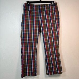 Vintage Ralph Lauren Pants Size 0 Plaid 28x24 Slacks